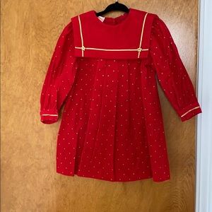 Vintage children’s red dress